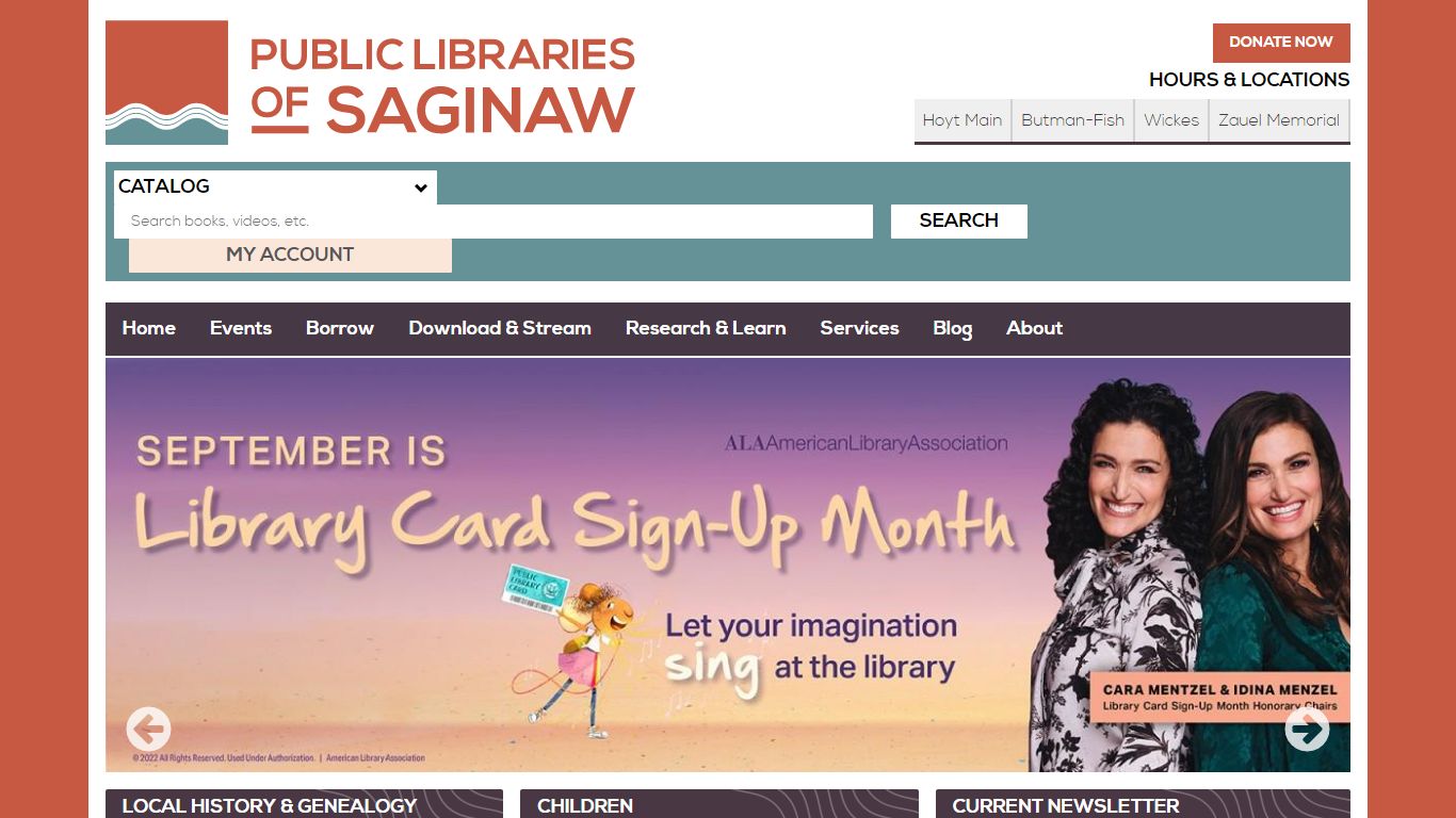 Home | Public Libraries of Saginaw